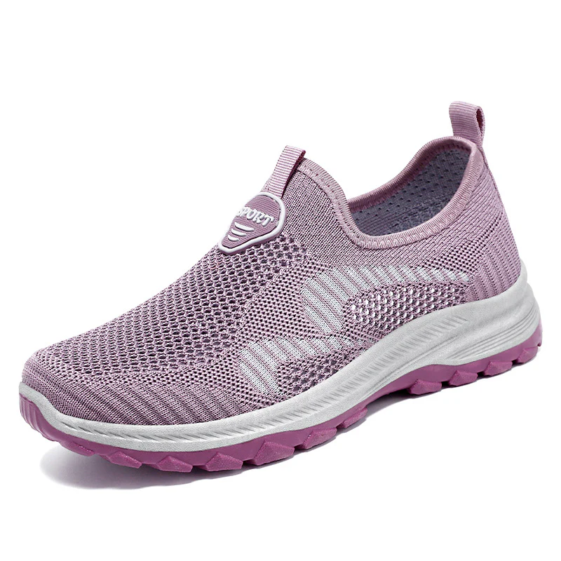Damen Sportliche Freizeitschuhe mit elastischem Strickdesign Heidi Mode - Image 4