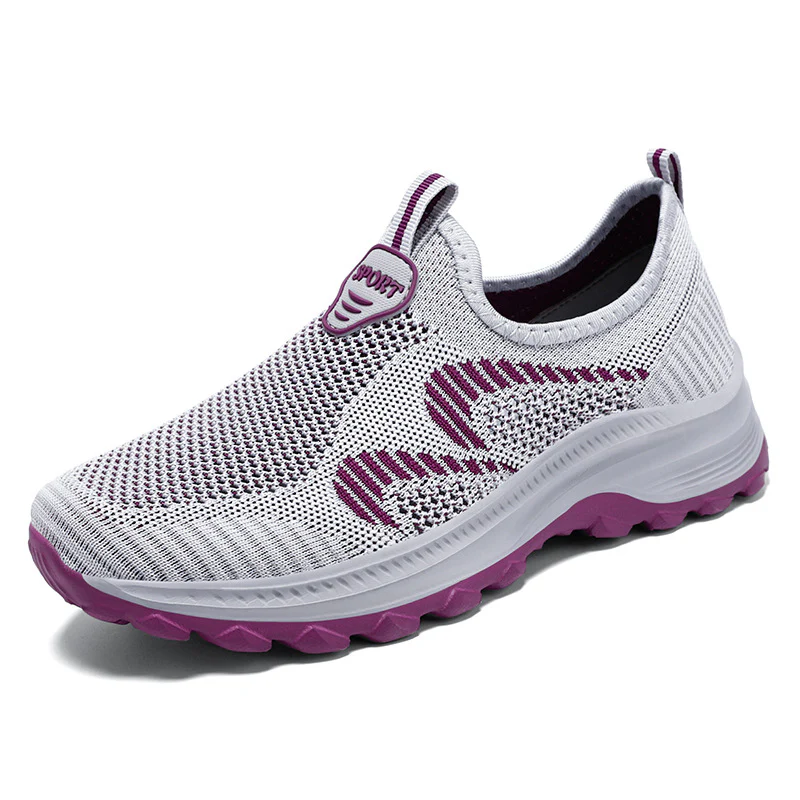 Damen Sportliche Freizeitschuhe mit elastischem Strickdesign Heidi Mode - Image 5