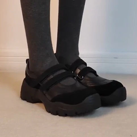 Damen Sportliche Freizeitschuhe mit flexibler Sohle und modischen Riemen Heidi Mode - Image 4