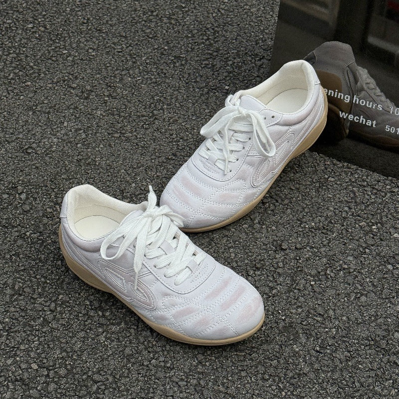 Damen sportliche Freizeitschuhe mit glattem Obermaterial und sportlichem Design Heidi Mode - Image 2