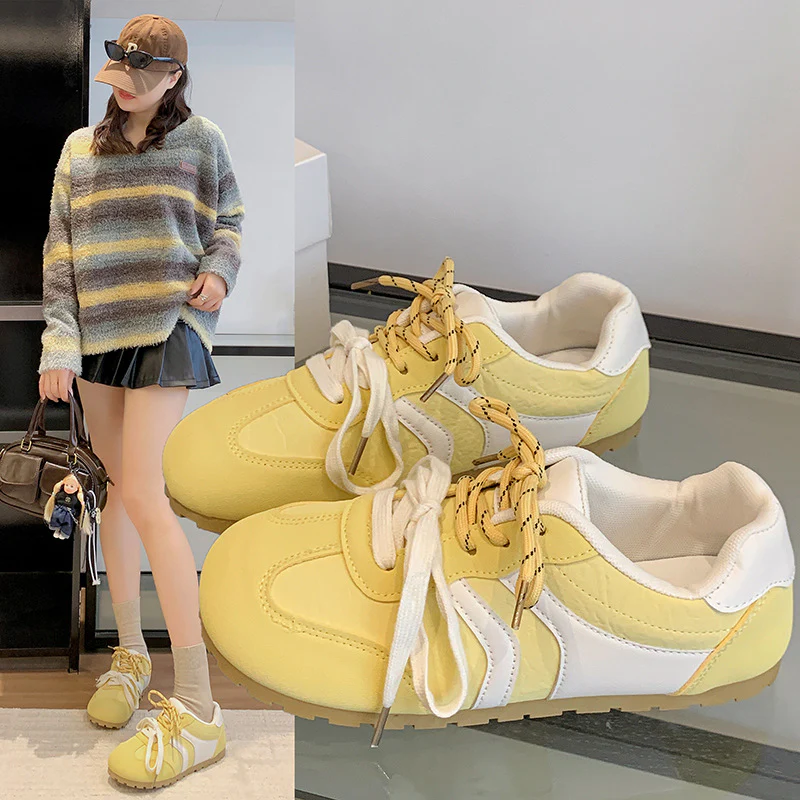Damen Sportliche Freizeitschuhe mit hohem Tragekomfort und stylischen Schnürdetails Heidi Mode
