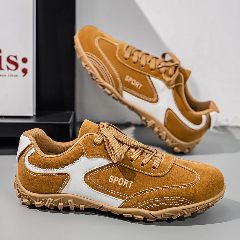 Damen Sportliche Freizeitschuhe mit robustem Sohlenprofil Heidi Mode
