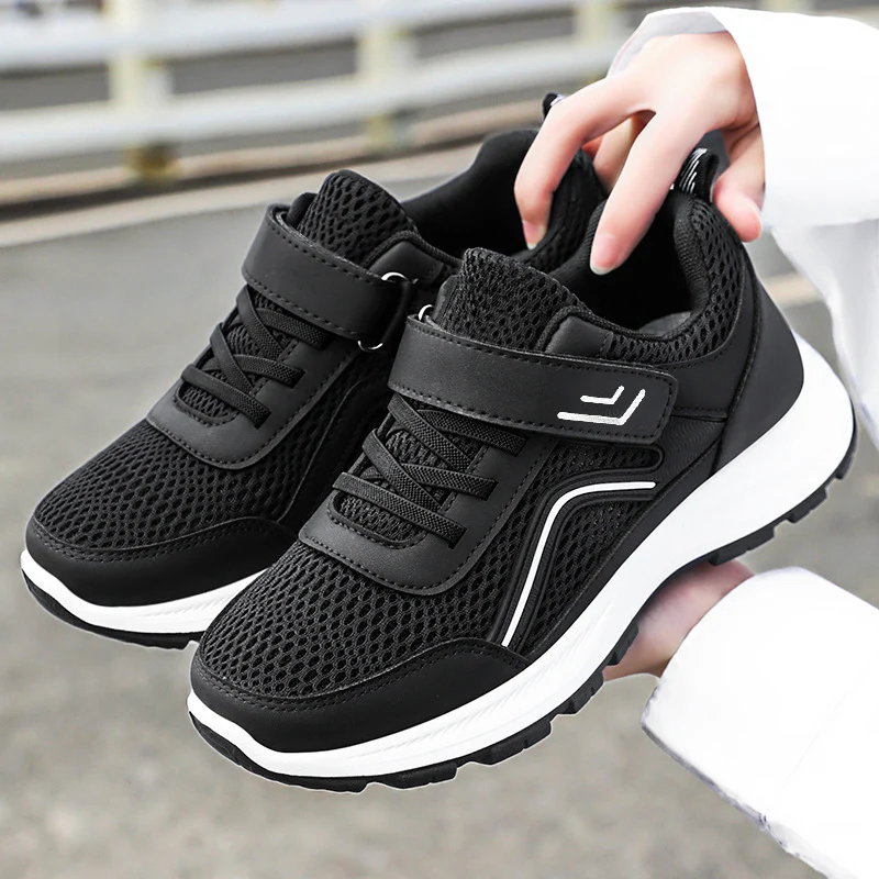 Damen Sportliche Freizeitschuhe mit rutschfestem Klettverschluss Heidi Mode - Image 3