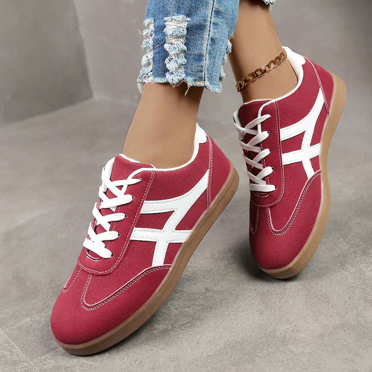 Damen Sportliche Freizeitschuhe mit rutschfester Sohle und atmungsaktivem Obermaterial Heidi Mode - Image 3