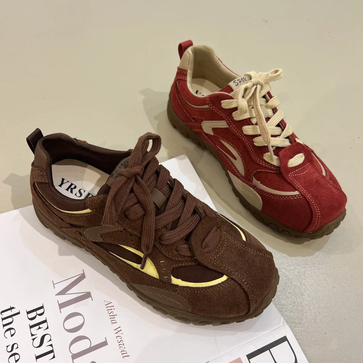 Damen Sportliche Freizeitschuhe mit rutschfester Sohle und atmungsaktivem Obermaterial Heidi Mode