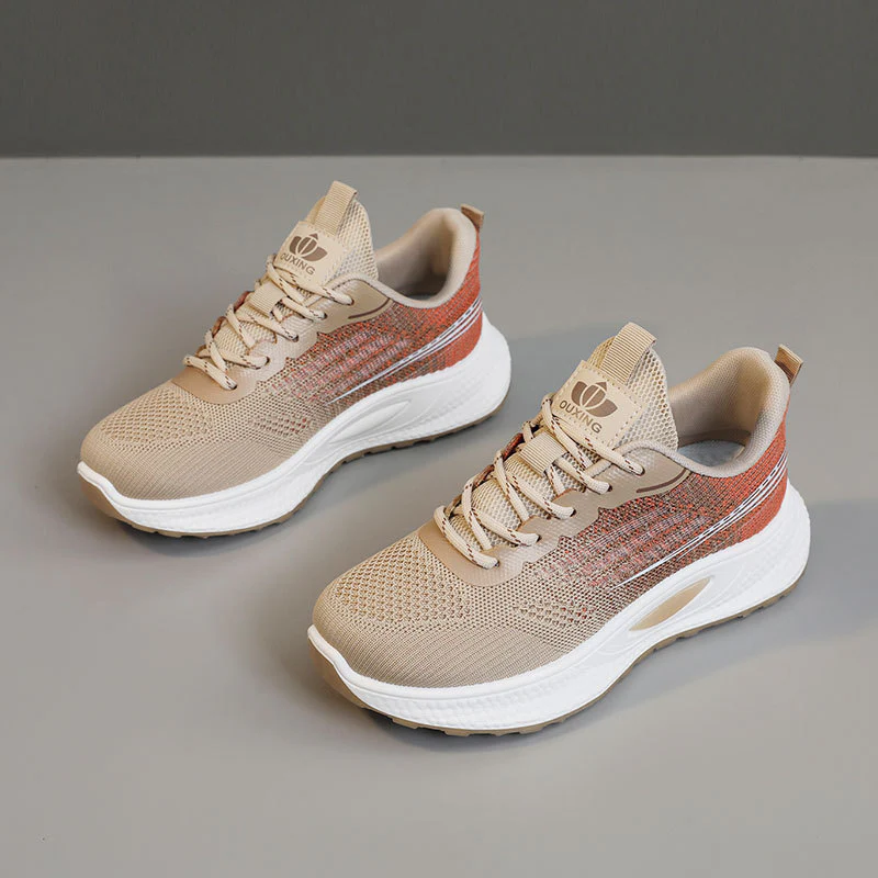 Damen Sportliche Freizeitsneaker mit atmungsaktivem Mesh-Obermaterial und dämpfender Sohle Heidi Mode - Image 6