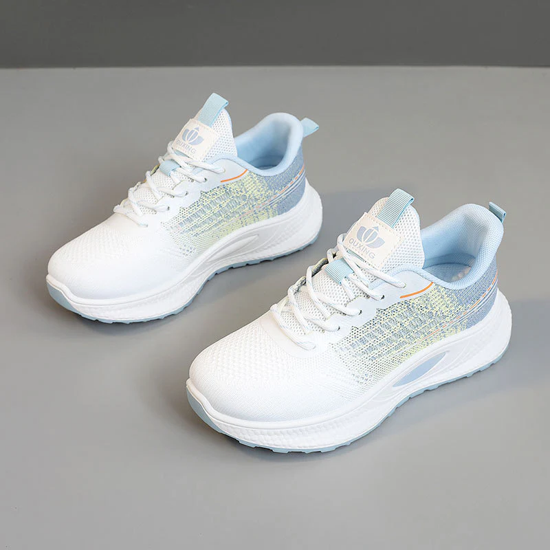 Damen Sportliche Freizeitsneaker mit atmungsaktivem Mesh-Obermaterial und dämpfender Sohle Heidi Mode - Image 8