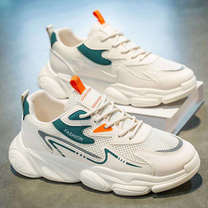 Damen Sportliche Freizeitsneaker mit atmungsaktivem Obermaterial und rutschfester Sohle Heidi Mode - Image 3