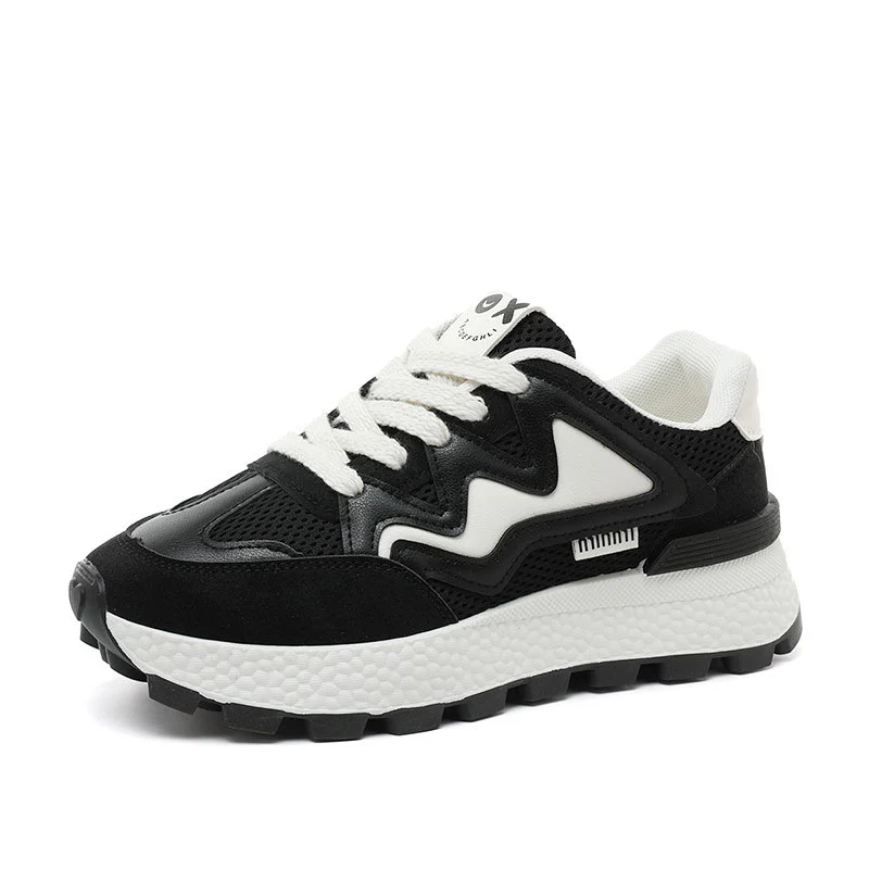 Damen Sportliche Freizeitsneaker mit atmungsaktiver Mesh-Oberfläche und dämpfender Laufsohle Heidi Mode
