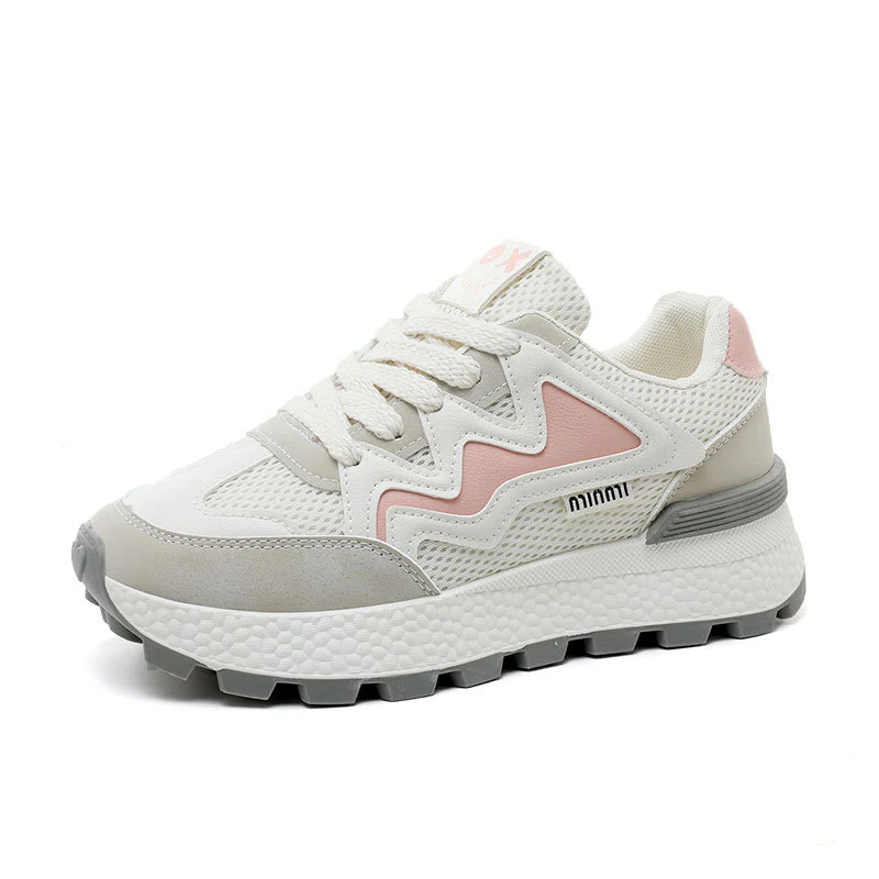 Damen Sportliche Freizeitsneaker mit atmungsaktiver Mesh-Oberfläche und dämpfender Laufsohle Heidi Mode - Image 2