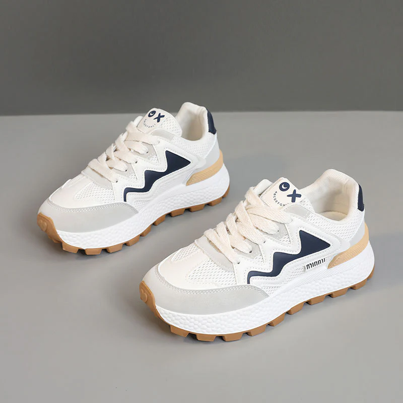 Damen Sportliche Freizeitsneaker mit atmungsaktiver Mesh-Oberfläche und dämpfender Laufsohle Heidi Mode - Image 6