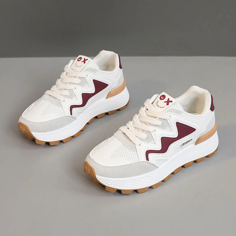 Damen Sportliche Freizeitsneaker mit atmungsaktiver Mesh-Oberfläche und dämpfender Laufsohle Heidi Mode - Image 8