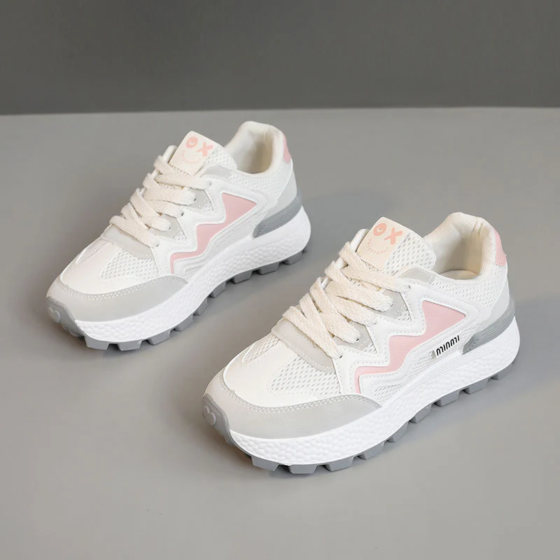 Damen Sportliche Freizeitsneaker mit atmungsaktiver Mesh-Oberfläche und dämpfender Laufsohle Heidi Mode - Image 9
