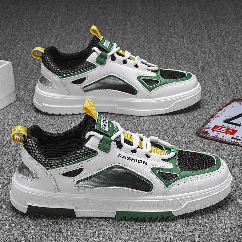 Damen Sportliche Freizeitsneaker mit atmungsaktiver Mesh-Oberfläche und dämpfender Sohle Heidi Mode