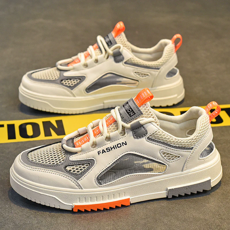 Damen Sportliche Freizeitsneaker mit atmungsaktiver Mesh-Oberfläche und dämpfender Sohle Heidi Mode - Image 4