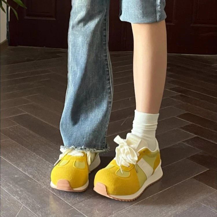 Damen Sportliche Freizeitsneaker mit komfortabler Dämpfung und atmungsaktiver Oberfläche Heidi Mode - Image 3