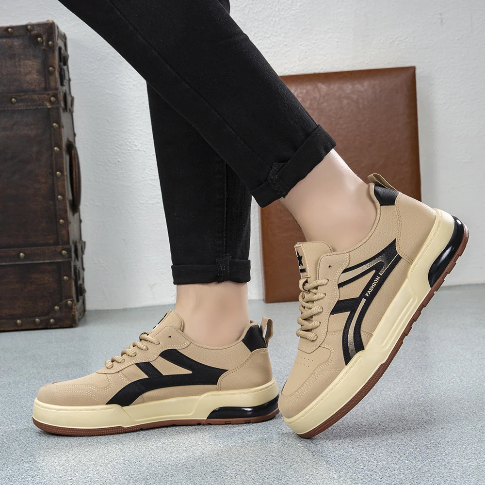 Damen Sportliche Freizeitsneaker mit robustem Obermaterial und rutschfester Sohle Heidi Mode - Image 3