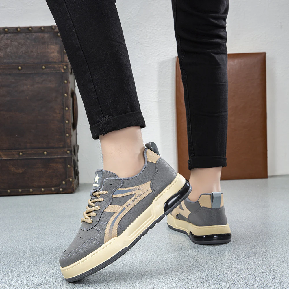 Damen Sportliche Freizeitsneaker mit robustem Obermaterial und rutschfester Sohle Heidi Mode - Image 4