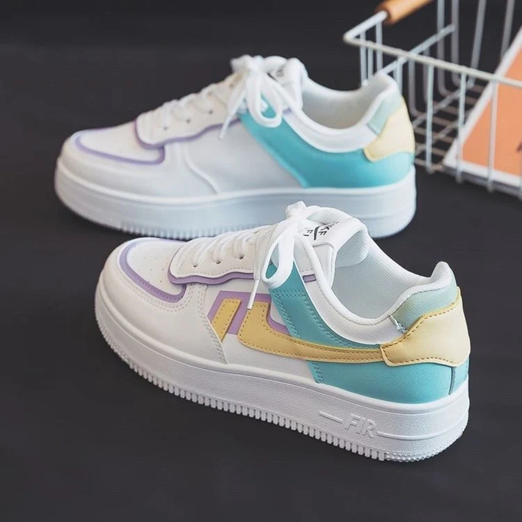 Damen Sportliche Freizeitsneaker mit rutschfester Sohle und atmungsaktivem Obermaterial Heidi Mode
