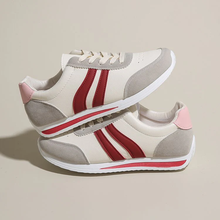 Damen Sportliche Freizeitsneakers mit atmungsaktiver Oberflächenstruktur und rutschfester Sohle Heidi Mode - Image 10