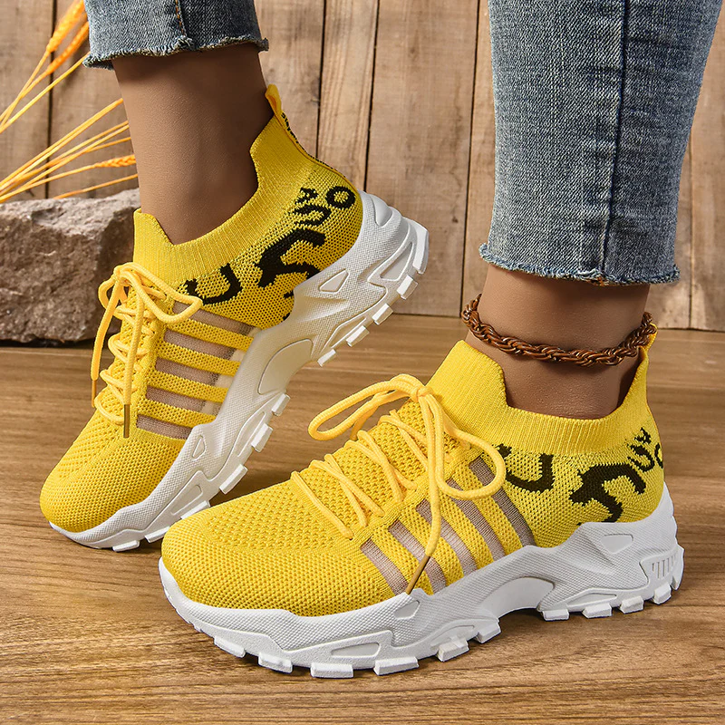 Damen Sportliche High-Performance Sneaker mit elastischem Schnellschnürsystem Heidi Mode - Image 2