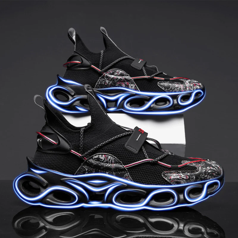 Damen Sportliche High-Performance Sneakers mit atmungsaktiver Struktur und innovativer Dämpfungstechnologie Heidi Mode - Image 3