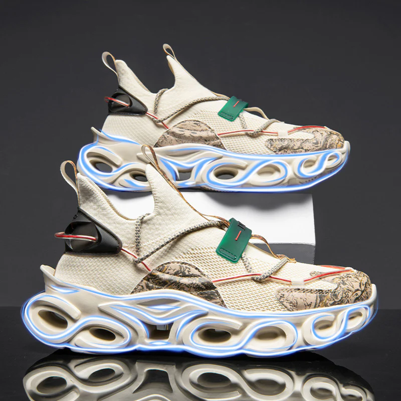 Damen Sportliche High-Performance Sneakers mit atmungsaktiver Struktur und innovativer Dämpfungstechnologie Heidi Mode - Image 4