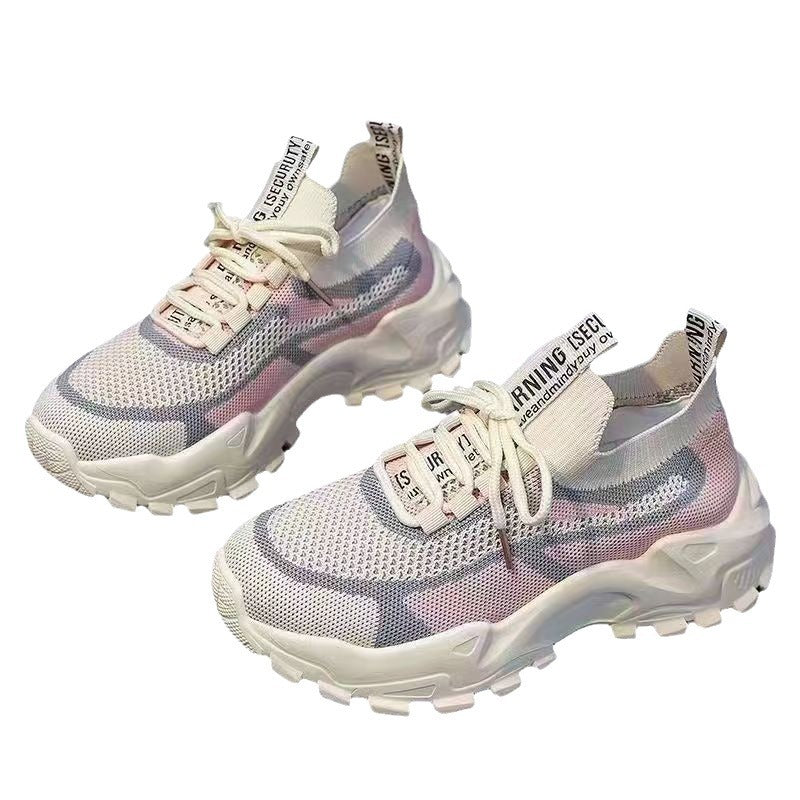 Damen Sportliche High-Performance Sneakers mit elastischem Strickoberteil Heidi Mode - Image 5