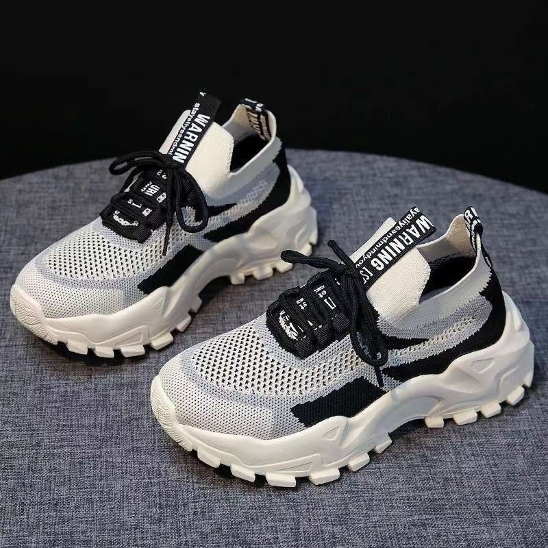 Damen Sportliche High-Performance Sneakers mit elastischem Strickoberteil Heidi Mode - Image 7