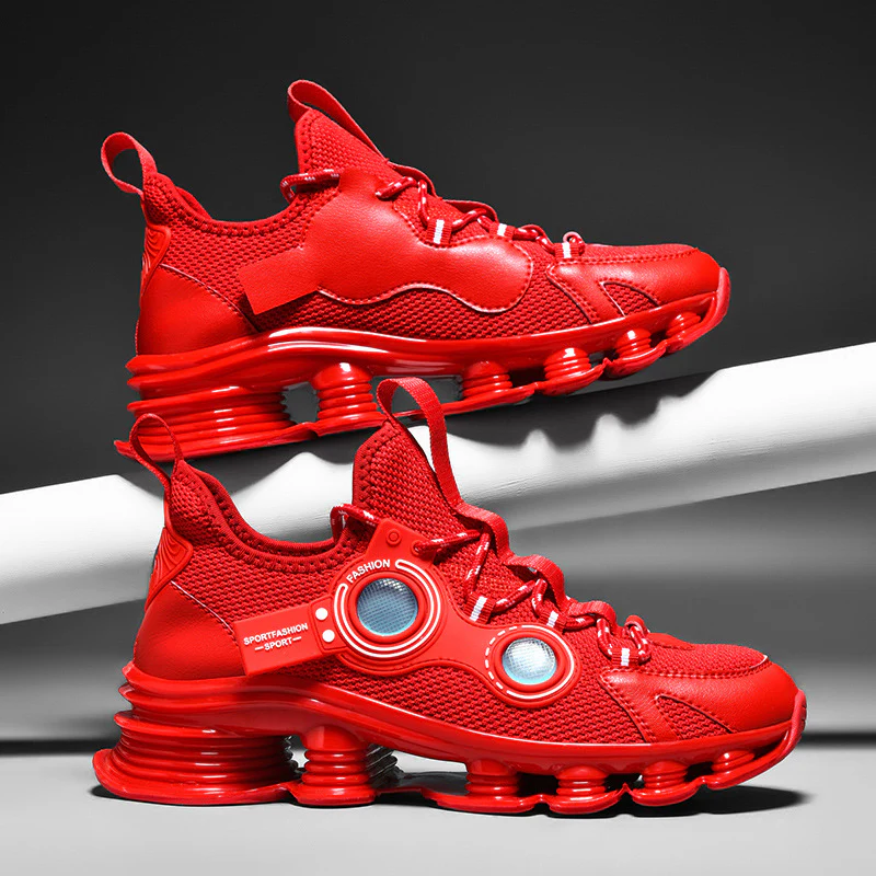 Damen Sportliche High-Performance Sneakers mit ultraleichtem Dämpfungssystem Heidi Mode