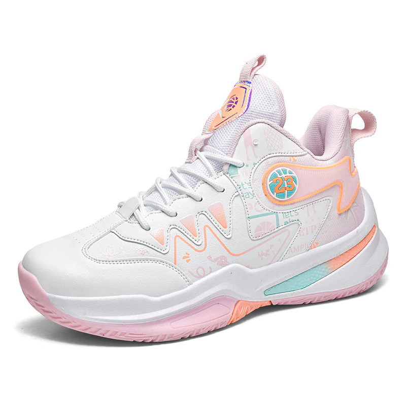 Damen Sportliche High-Top Basketball-Sneaker mit atmungsaktiver Mesh-Oberfläche und dämpfendem Fußbett Heidi Mode - Image 7