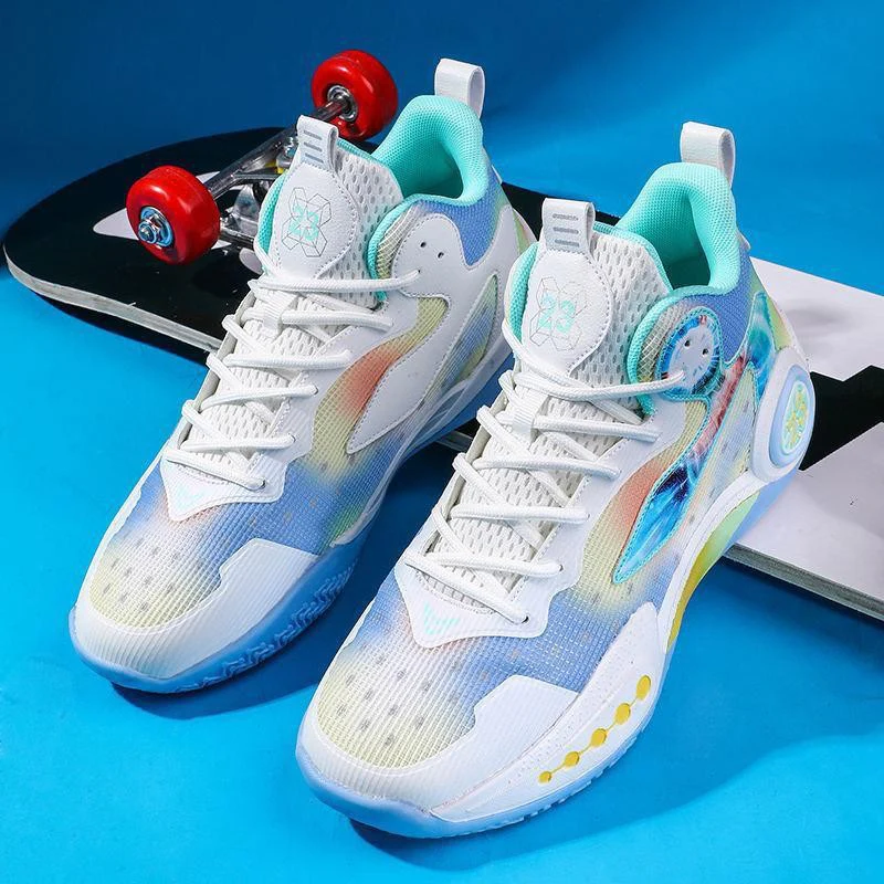 Damen Sportliche High-Top Basketball-Sneaker mit atmungsaktiver Oberflächenstruktur und innovativem Dämpfungssystem Heidi Mode - Image 2