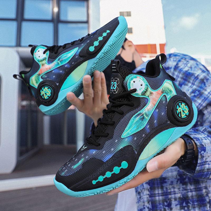 Damen Sportliche High-Top Basketball-Sneaker mit atmungsaktiver Oberflächenstruktur und innovativem Dämpfungssystem Heidi Mode - Image 3