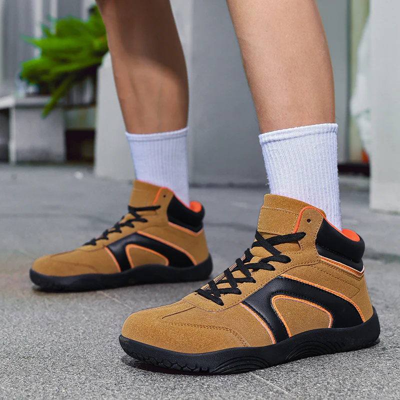 Damen Sportliche High-Top Sneaker mit strapazierfähigem Obermaterial und rutschfester Sohle Heidi Mode - Image 2