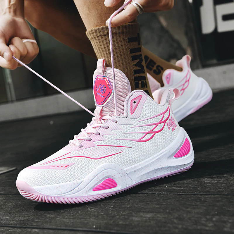 Damen Sportliche High-Top Sneakers mit atmungsaktiver Mesh-Oberfläche und dämpfendem Fußbett Heidi Mode - Image 3