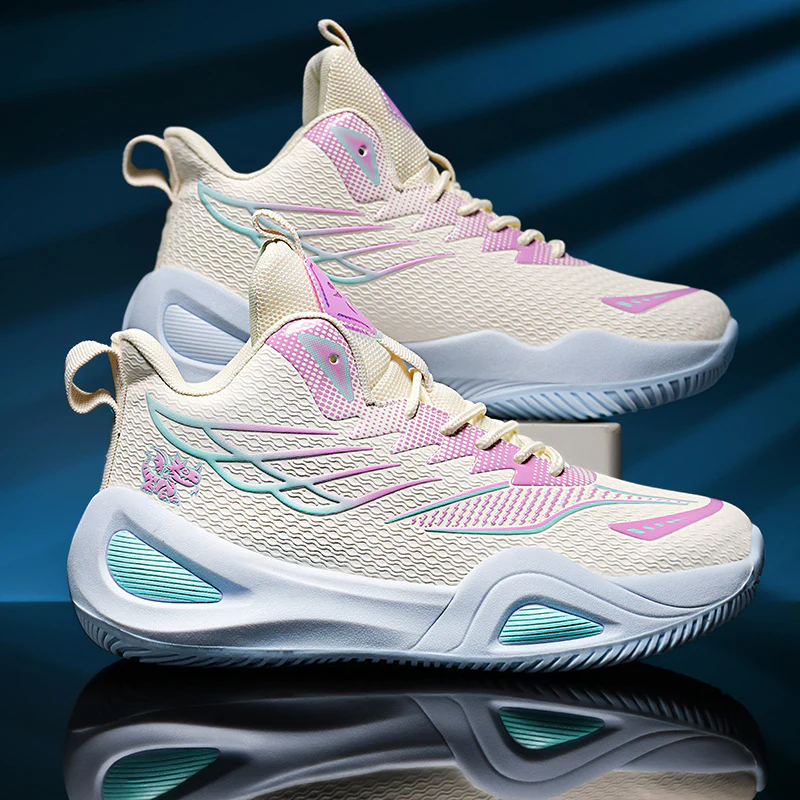 Damen Sportliche High-Top Sneakers mit atmungsaktiver Mesh-Oberfläche und dämpfendem Fußbett Heidi Mode - Image 7