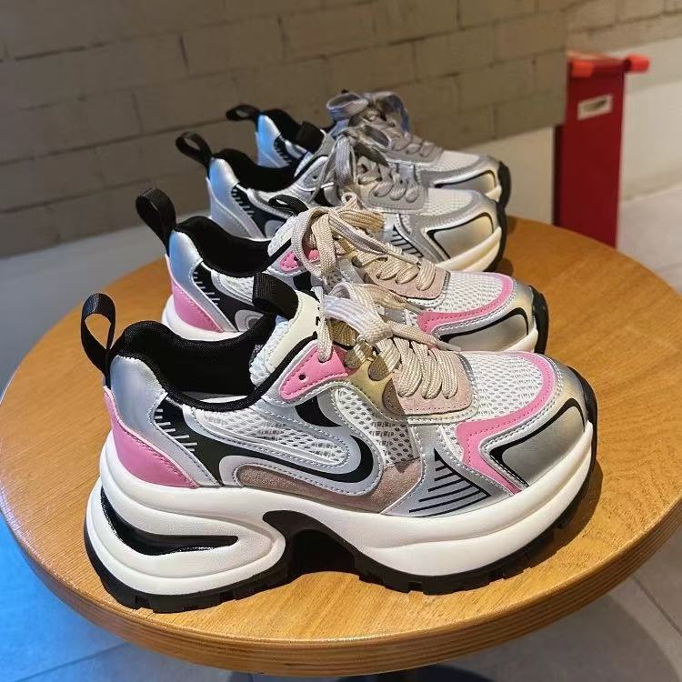 Damen Sportliche High-Top Sneakers mit dämpfendem Sohlenprofil Heidi Mode - Image 4