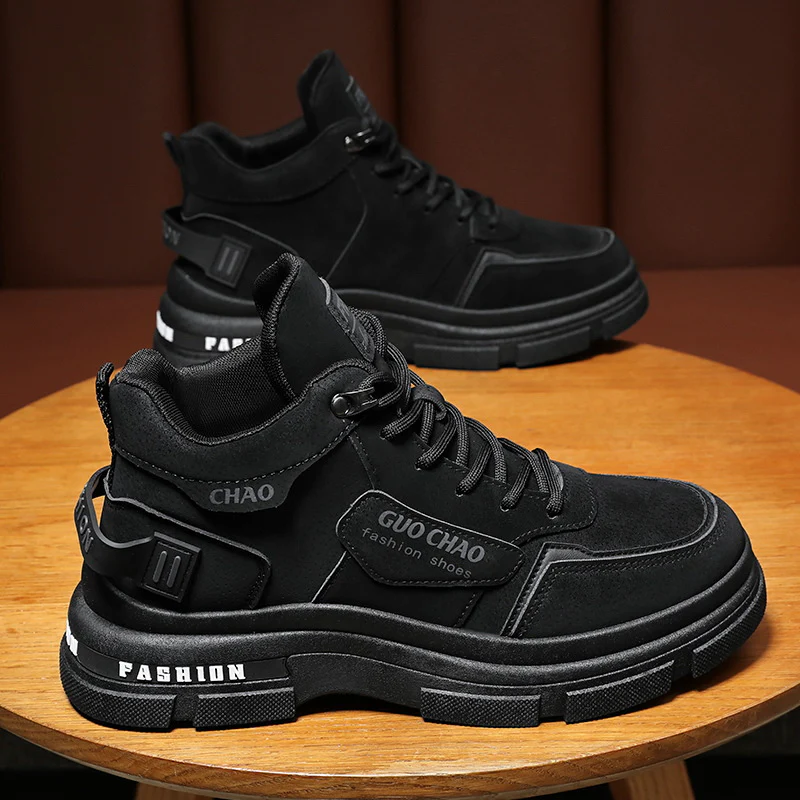 Damen Sportliche High-Top Sneakers mit dämpfendem Sohlenprofil und atmungsaktiver Innensohle Heidi Mode - Image 3