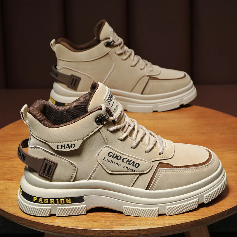 Damen Sportliche High-Top Sneakers mit dämpfendem Sohlenprofil und atmungsaktiver Innensohle Heidi Mode - Image 7