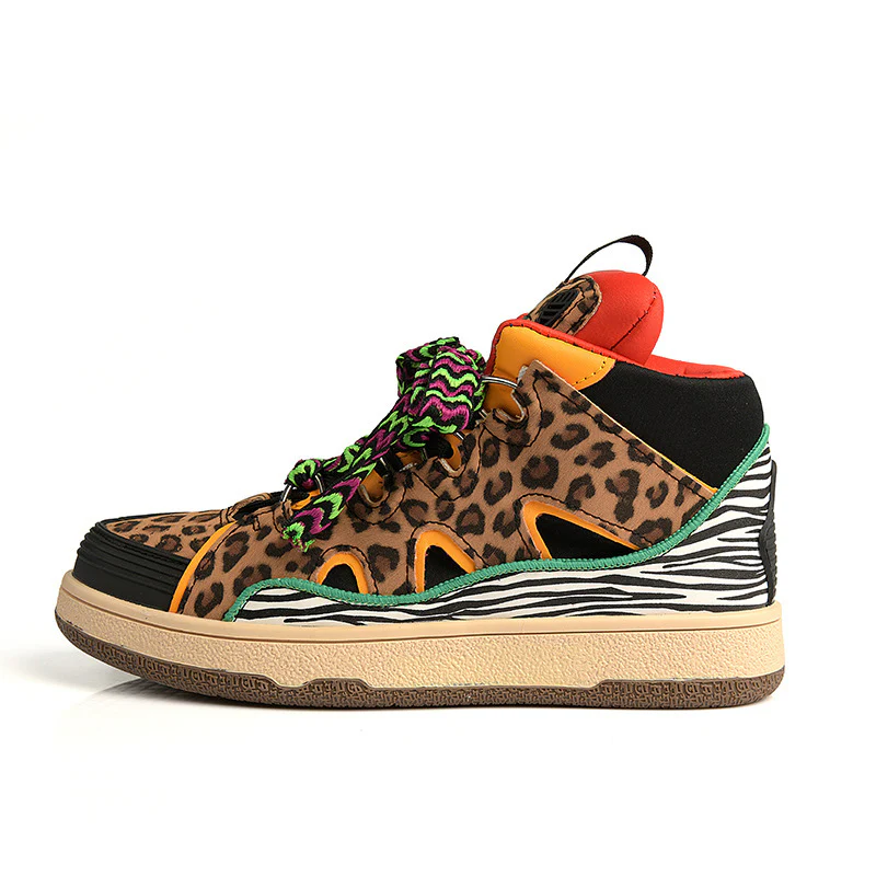 Damen Sportliche High-Top Sneakers mit elastischem Schnürsystem Heidi Mode - Image 6