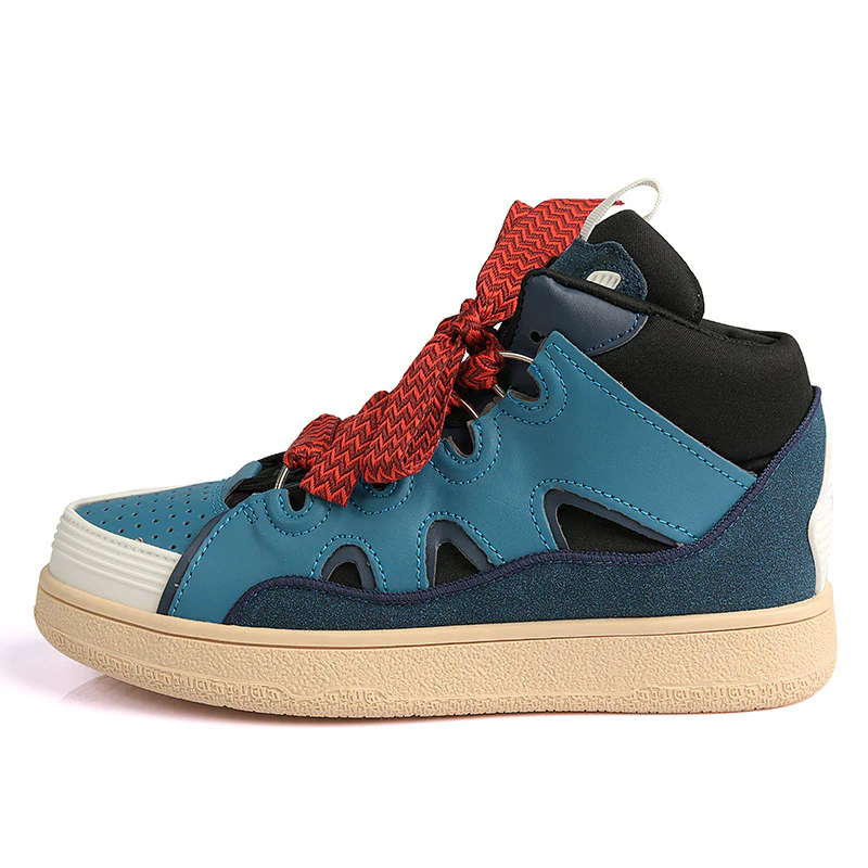 Damen Sportliche High-Top Sneakers mit elastischem Schnürsystem Heidi Mode - Image 8