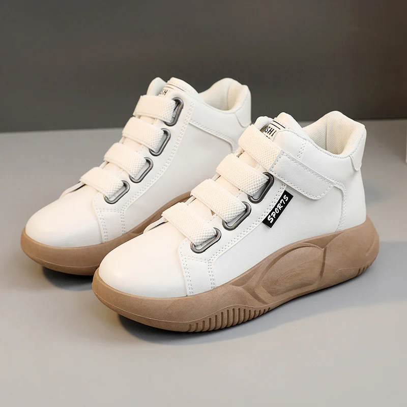 Damen Sportliche High-Top Sneakers mit elastischen Schnürsenkeln Heidi Mode - Image 6