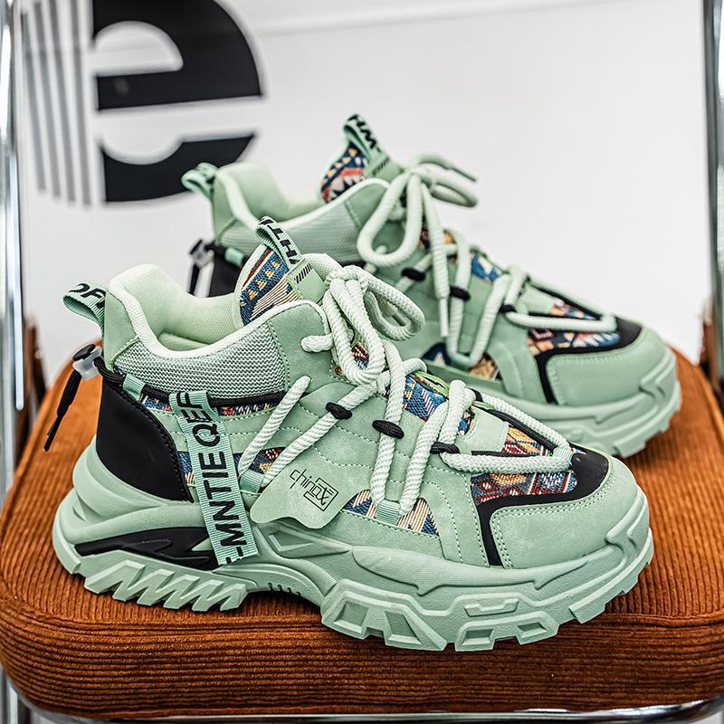 Damen Sportliche High-Top Sneakers mit farbenfrohem Muster und rutschfester Sohle Heidi Mode - Image 4
