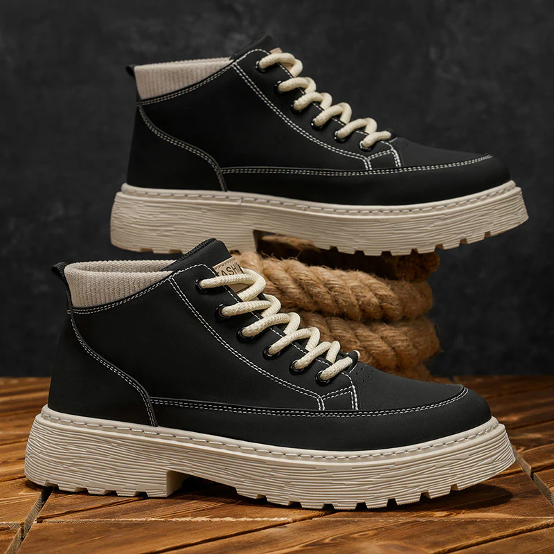 Damen Sportliche High-Top Sneakers mit gepolsterter Ferse und rutschfester Sohle Heidi Mode - Image 3