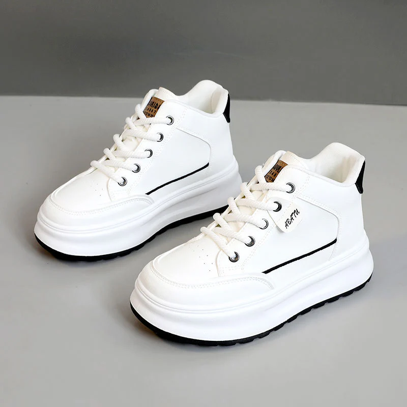 Damen Sportliche High-Top Sneakers mit gepolsterter Sohle und atmungsaktiver Struktur Heidi Mode - Image 6