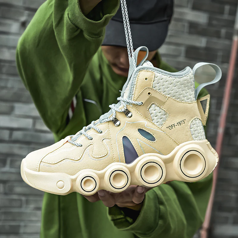 Damen Sportliche High-Top Sneakers mit innovativem Dämpfungssystem Heidi Mode - Image 2