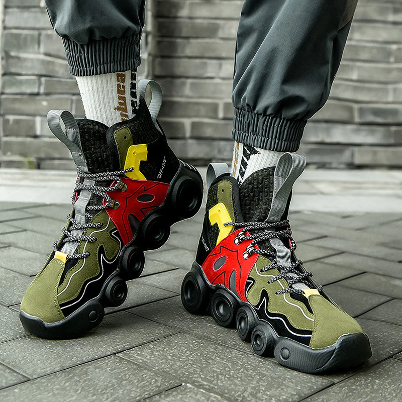 Damen Sportliche High-Top Sneakers mit innovativem Dämpfungssystem Heidi Mode - Image 3