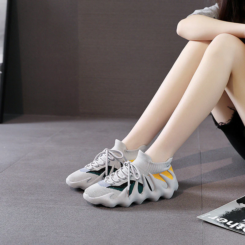 Damen Sportliche High-Top Sneakers mit innovativem Design und atmungsaktiver Technik Heidi Mode - Image 3