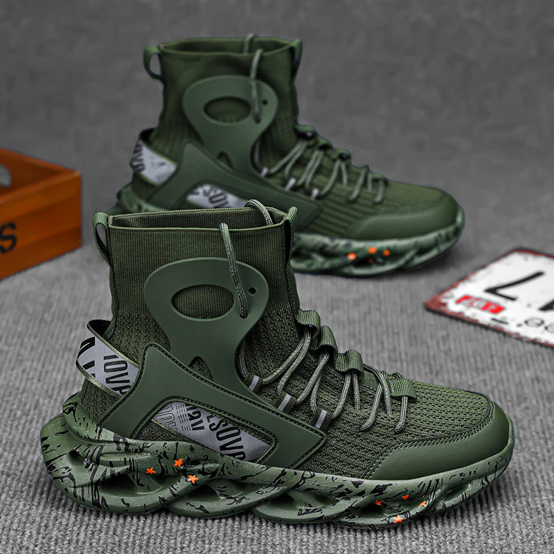 Damen Sportliche High-Top Sneakers mit innovativem Traktionsdesign Heidi Mode - Image 2