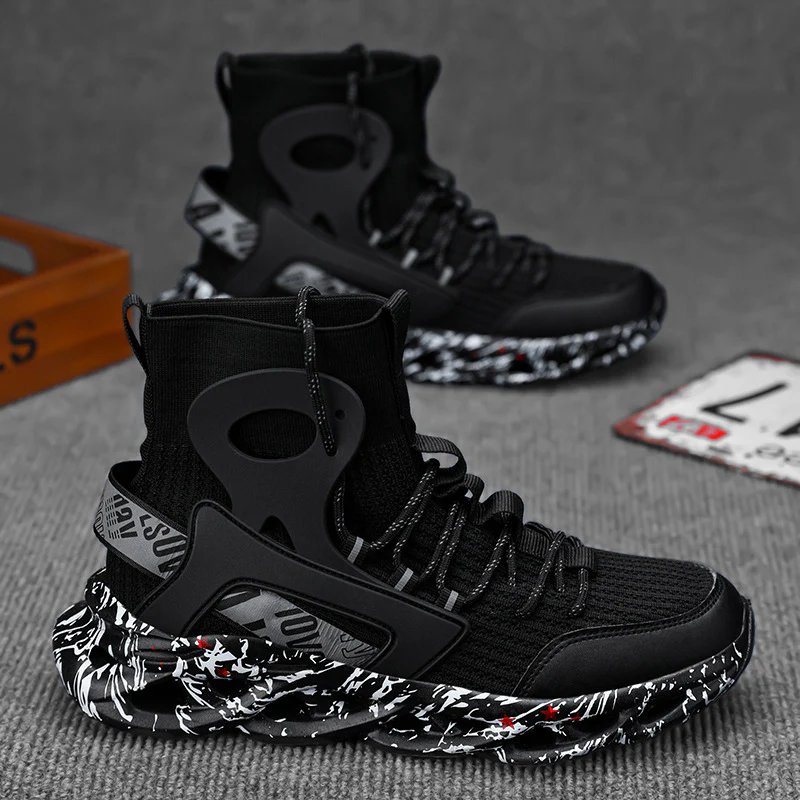Damen Sportliche High-Top Sneakers mit innovativem Traktionsdesign Heidi Mode - Image 4